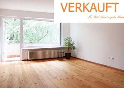 Wohnung zum Wohlfühlen mit großem Balkon und viel Grün drumherum