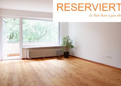 Wohnung zum Wohlfühlen mit großem Balkon und viel Grün drumherum