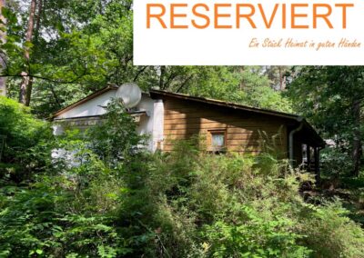 RESERVIERT Traumhaftes Waldgrundstück – Wochenendhausgebiet Elbtalaue