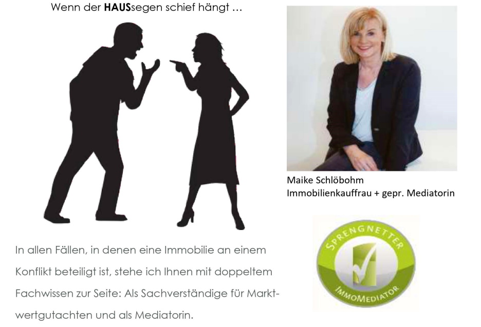 Wenn der HAUSsegen schief hängt… MEDIATION KANN DIE LÖSUNG SEIN