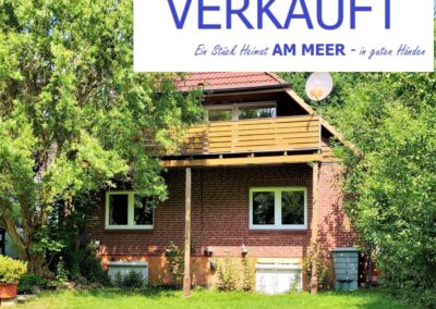 VERKAUFT Das Meer ganz nah ~ Haus mit zwei Wohnungen, großem Garten, Terrasse, Balkon, Tiefgarage