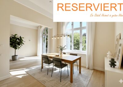 RESERVIERT – DENKMAL und MODERNE im EINKLANG Wohnung im Palais Averhoffstraße