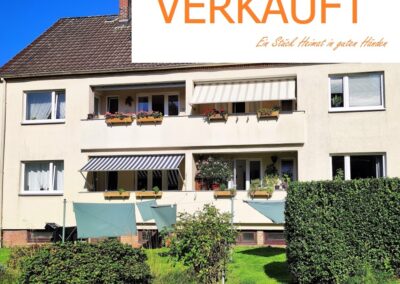 VERKAUFT Gemütliche 2,5 Zimmer-Wohnung mit Loggia und eigenem Garten